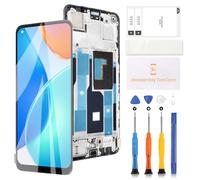 INCELL - Pantalla LCD de repuesto para Realme 9 Pro+, pantalla LCD para Realme 9 Pro Plus RMX3392 RMX3393, kit de reparación de montaje de digitalizador de pantalla táctil, color negro con marco