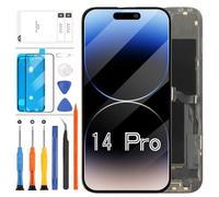 incell - Pantalla LCD para iPhone 14 Pro de 6.1 pulgadas para iPhone 14 Pro A2890, A2650, A2889, A2892, pantalla LCD táctil 3D, kit de reparación de montaje digitalizador (negro)