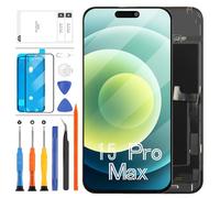INCELL - Pantalla LCD para iPhone 15 Pro Max A2849, A3105, A3106, A3108, pantalla LCD Full HD COF, kit de reparación de repuesto con herramientas