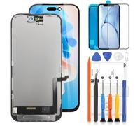 INCELL - Pantalla LCD para iPhone 16, pantalla de repuesto FHD de 6.1 pulgadas para iPhone 16, pantalla LCD táctil digitalizador con juego de herramientas, vidrio templado (para A3287, A3081, A3286