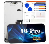 Incell - Pantalla LCD para iPhone 16 Pro Max para iPhone 16 Pro Max A3296, A3084, A3295, A3297, pantalla táctil digitalizadora (negro)