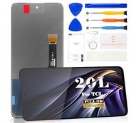 Incell - Pantalla LCD TCL 20L para TCL 20L Lite pantalla táctil para TCL 20L + reemplazo de pantalla para TCL 20S digitalizador kits de reparación sin marco (negro)