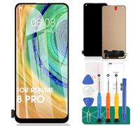 INCELL para Realme 8 Pro reemplazo de Pantalla para OPPO Reno5 Z LCD de Pantalla para Realme 8 4G digitalizador para Reno4 SE LCD Kits de reparación (Negro, sin identificación de Huellas Dactilares)