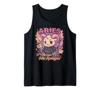 Incendio provocado del zodiaco de Aries por disculpas Divertido Camiseta sin Mangas