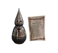Incensario Artesanal Hecho a Mano diseño Nazareno - Soporte para Incienso en Grano y de Semana Santa - Bolsa de 50 Gramos de Incienso Tres Reyes (Negro)