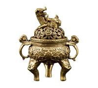 Incensario de Latón Dorado, Adorno Antiguo Decorativo para Hogar
