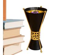 Incense Burner - Arabic Metal Holder, Vintage Censer Display Stand with Heat Safe Base, Elegant Diffuser Decor, Ideal for Home Prayer Yoga Meditation SPA Rituals