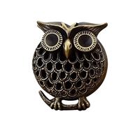Incense Burner Metal - Owl Vintage Incense Cones Holder | Alloy Metal Ash Catcher Tray, Retro Animal Censer For Home Ceremony Aromatherapy Yoga Meditation Country Patio Outdoor Church Temple