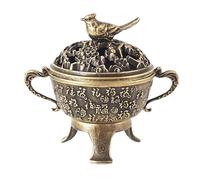 Incense Burner, Pear-Shaped Aromatherapy Rack, Alloy Craft Design with Elegant Finish, Meditation Tool, Ideal for Home, Yoga, SPA, Rituals, Table, Entry Ways, Bedroom Use