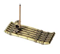 Incense Burner Stick - Holder Ash Catcher, Incenses Catchers Fly Control Decor Zen Meditation SPA Yoga Living Room Camping Outdoors Suitable Ideal for Usages Scenarios, Copper Alloy