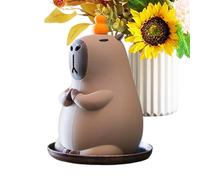 Incense Cone Holder, Capybara Meditation Ornament Decorative Burner, Aromatherapy Incense Cone Holder For Home Living Room Study Workplace Studio Relaxation Spiritual Practice Zen Decor Fragrance