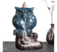Incense Cones Holder - Owl-Shaped Figurines Home Decor Waterfall Incense Holder - Aesthetic Home Furnishing Decoration Burning Pot For Indoor Use