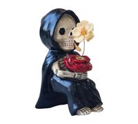 Incense Holder - Gothic Skull Resin Tray For Incense Sticks, Stylish Home Decoration | Ideal For Meditation, Yoga, Altar, Tabletop Display, Bedroom, Living Room, Office, Studio, and Cafe Ambiance