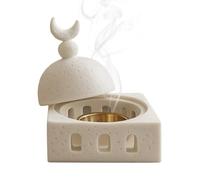 Incense Holder - Resin Aromatherapy Burner | Elegant Ash Catcher Censer Decorative Desk Tabletop Accessory for Home, Yoga, Meditation, Room, Patio, Ceremony or Restaurant