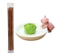 Incense Stick Holder - 1.14 Inches Resin Centerpiece Sculpture - Incense Stick Burner Decoration | Calming Sleeping Meditation Reading Yoga Room Entertainment Room Apartment Hotel