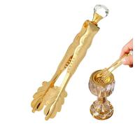 Incense Tongs Clip - Long Handle Metal Grabber, 5.91 Inches Precision Control with Anti Slip Grip, Charcoal Holder, Serving Utensil, Handling Solution for Safely Gripping Ice Sugar Candy Tea Party Bar