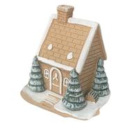 Incenso Burner Casa Di Natale - 9,5x7x10,5 Cm Bruciaprofumi Decorativo | Porta Incenso A Capanna Nevosa per Interni,per Yoga Camera Sala Da Pranzo Ingresso Soggiorno Decorazione Casa