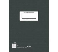 Inch Dot Graph Paper Notebook, Grid-Squared Notebook 366 pages ( 183 sheets), Size 8.5" x 11", Suitable for engineering, tech,mathematics, geometry, ... : 1/4 inch x 1/4 inch with ruler on the page