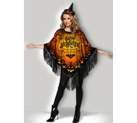 InCharacter Happy Halloween Comer Bebida Be Terror Murciélagos Sexy Traje Poncho