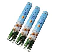 Incienso 3 Cajas Coco Sac 60 Varillas Afrodisíaco Protector Bienestar Pasión Meditación Ayuda a relajar Reduce el estrés Hogar Palos Varas