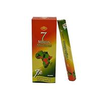 Incienso 7 Magias Africanas Sac .- 1 Caja de 6 Paquetes Hexagonales con 20 Varillas Cada uno