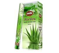Incienso Aloe Vera AUM Fragrances - Caja de 6 cajitas de Incienso de 20 barritas - Relajante, Riqueza y Suerte - HOSTENATURA