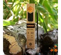 Incienso Ámbar Natural Sagrada Madre Amber Transformadora - Sahumerio 8 Varillas Gruesas Ecológico - Origen India