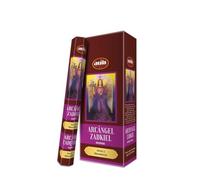 Incienso Arcángel Zadquiel AUM Fragrances - Caja de 6 cajitas de Incienso de 20 barritas - Amor y abundancia - HOSTENATURA