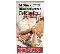 Incienso conos - Jengibre Pan - Auténticos fumadores Erzgebirge alemanes - Knox