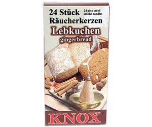 Incienso conos - Jengibre Pan - Auténticos fumadores Erzgebirge alemanes - Knox