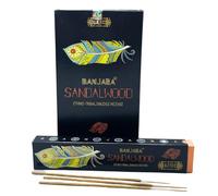 Incienso de Fumigación Banjara Tribal - Hecho a Mano - Hecho en India - 1 cajetilla 15gr. (Sandalo)