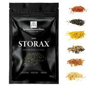 Incienso de Resina 100% Natural Sagrado Puro en Grano 50g- 100g para Fumigación, Quemador de Perfume o Incensario - Alternativa a Incienso en Barra o Cono (Storax, 50 gr)