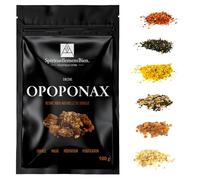 Incienso de Resina 100% Natural Sagrado Puro en Grano 50g- 100g para Fumigación, Quemador de Perfume o Incensario - Alternativa a Incienso en Barra o Cono (Opoponax, 100 gr)