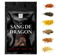 Incienso de Resina 100% Natural Sagrado Puro en Grano 50g- 100g para Fumigación, Quemador de Perfume o Incensario - Alternativa a Incienso en Barra o Cono (Sangre de Dragón, 50 gr)