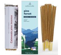 Incienso en Palitos CALMVEDA de Pino Piñon - (Más de 80 palitos con Aroma a Pino para árbol de Navidad) Incienso Natural Libre de carbón y no tóxico