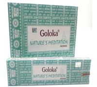 Incienso Galoka Baton y Pack de Incienso para Meditación, Yoga, Espiritual, Aromaterapia Energy Cleansing (Nature's Meditation, 3 cajas)