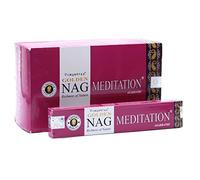 Incienso golden meditation 12x15g Nag champa