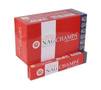 Incienso Golden Nag Champa Rojo 15 Gr Sac y Satya