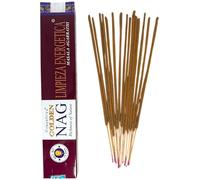 Incienso Limpieza Energética Golden NAG Vijayshree Fragrance - 1 Cajetilla de 15gr. - HOSTENATURA
