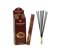 Incienso Madera de Santal- 6 Cajas (120 BÃ ¢ Tonos) Hecho a Mano