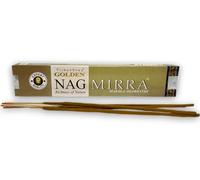 Incienso Mirra Golden NAG Myrrh Vijayshree Fragance - 1 Cajetilla de 15gr. - HOSTENATURA