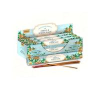 Incienso Natural Exclusive Masala - Pack Incienso 6 Paquetes de 15 gr - Contiene Aceites Naturales - Duración Prolongada - Ideal aromaterapia energetica - Salvia Blanca & Copal - Aktual