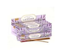 Incienso Natural Exclusive Masala - Pack Incienso 6 Paquetes de 15 gr - Contiene Aceites Naturales - Hecho en la India - Duración Prolongada - Ideal aromaterapia energética - Lavanda - Aktual