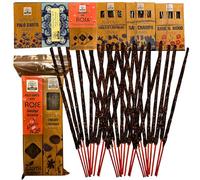 Incienso Natural Orgánico sin Tóxicos en Pack Sorpresa de Inciensos Masala Namaste India - 4 Fragancias Diferentes y Aleatorias (100g) Varillas Organicas - Calidad Extra + Bolsa Anti Humedad