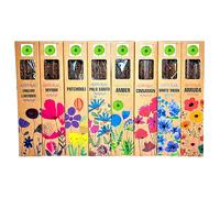 Incienso Natural Original - 8 Aromas Premium (Lavanda, Palo Santo, Almizcle y Más) | Sin Tóxicos, Ecológico y Artesanal | Aromaterapia, Yoga, Meditación | Quemado Duradero, 30g (4)