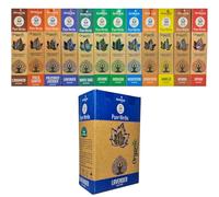 Incienso Natural SGA, Incienso Orgánico sin Tóxicos, 12 Cajetillas Diferentes y aleatorios Que Puede Incluir: Salvia Blanca, Sándalo, Ámbar, Lavanda o Nag Champa Hecho a Mano (SGA)