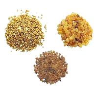 Incienso Oro, Incienso y Mirra en Grano Resina 100% Natural Reyes Magos de Oriente Pack Navidad Regalo Presente Melchor Gaspar Baltasar