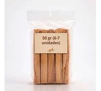 Incienso Palo Santo 100% Natural de Perú, Madera Artesanal Sagrada 50g (6-7 palitos)