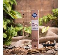 Incienso Palo Santo con Champa - 100% Natural y Ecológico - 8 Varitas Artesanales - Duradero y Sostenible