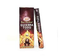 Incienso Quiebra Todo Hari Darshan 1 Caja con 6 Paquetes Hexagonales con 20 Varillas Cada uno.